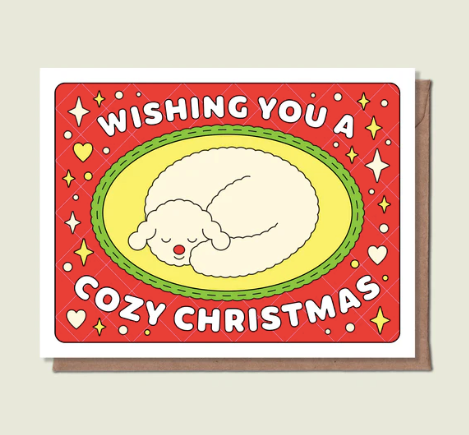 Wishing You A Cozy Christmas Greeting Card