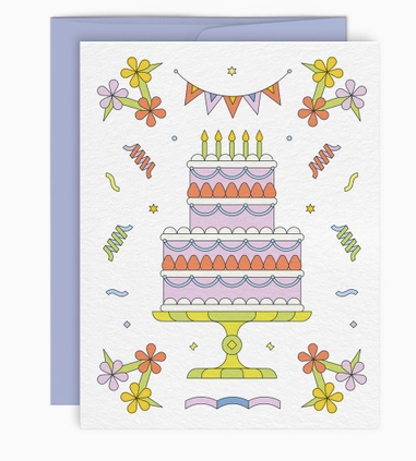 Jour De Fête (Celebration Day) — Greeting Card