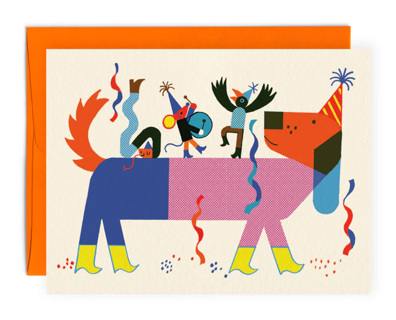 Long Dog Party Card