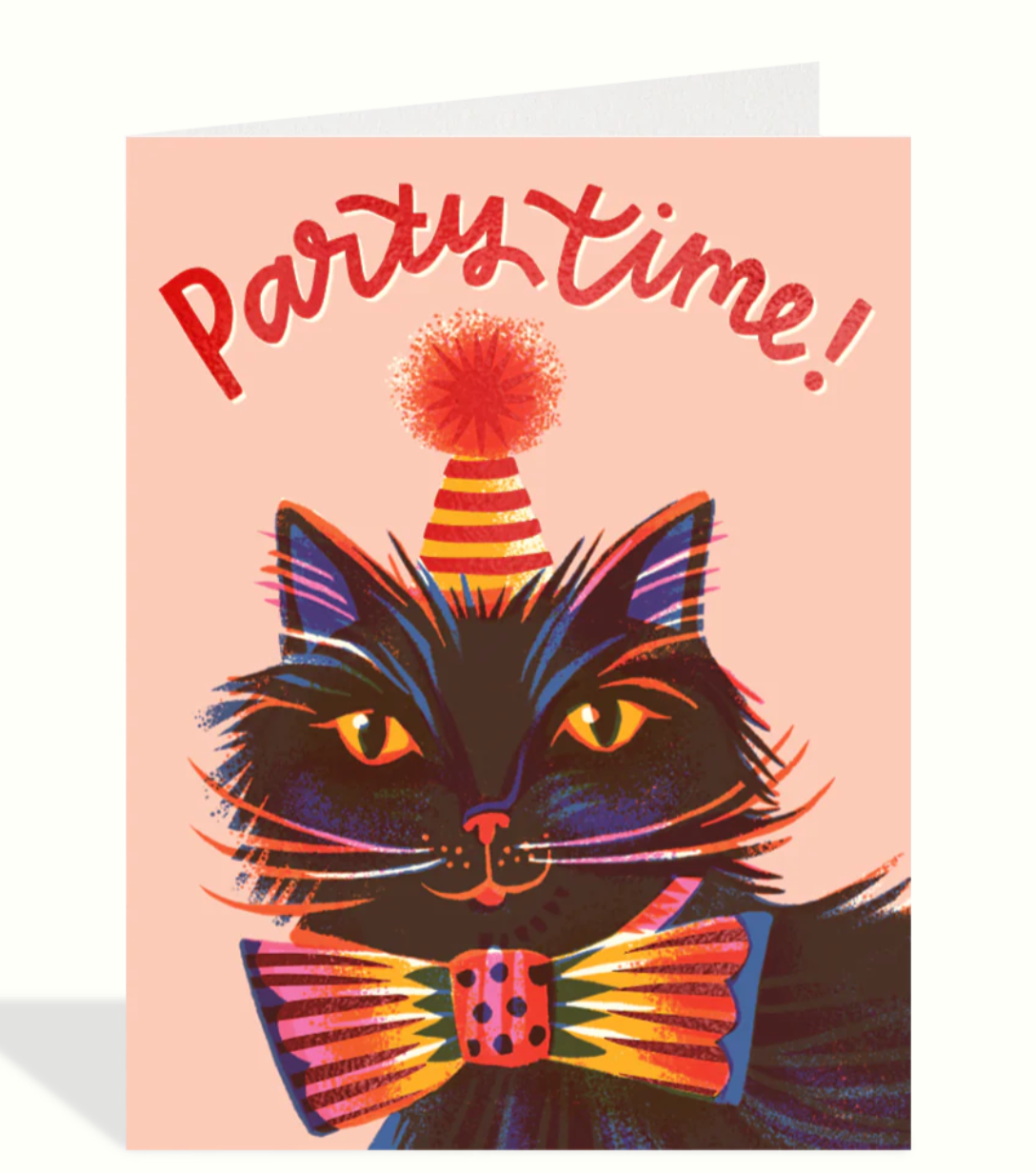 Party Time Cat Card