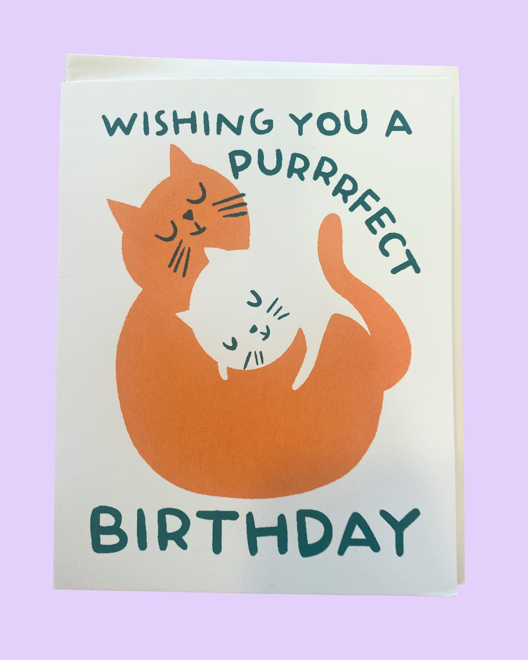 Purrrfect Birthday Card