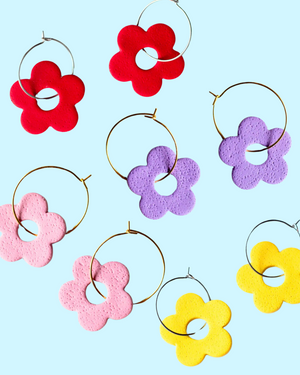 Floral Hoops