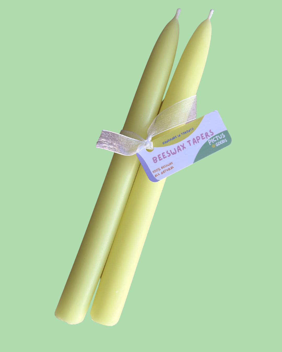 Beeswax Taper Candles