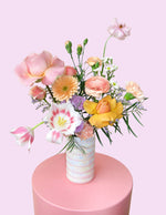 Medium Handmade Ceramic Vase Arrangement - Valentine's Day! xo