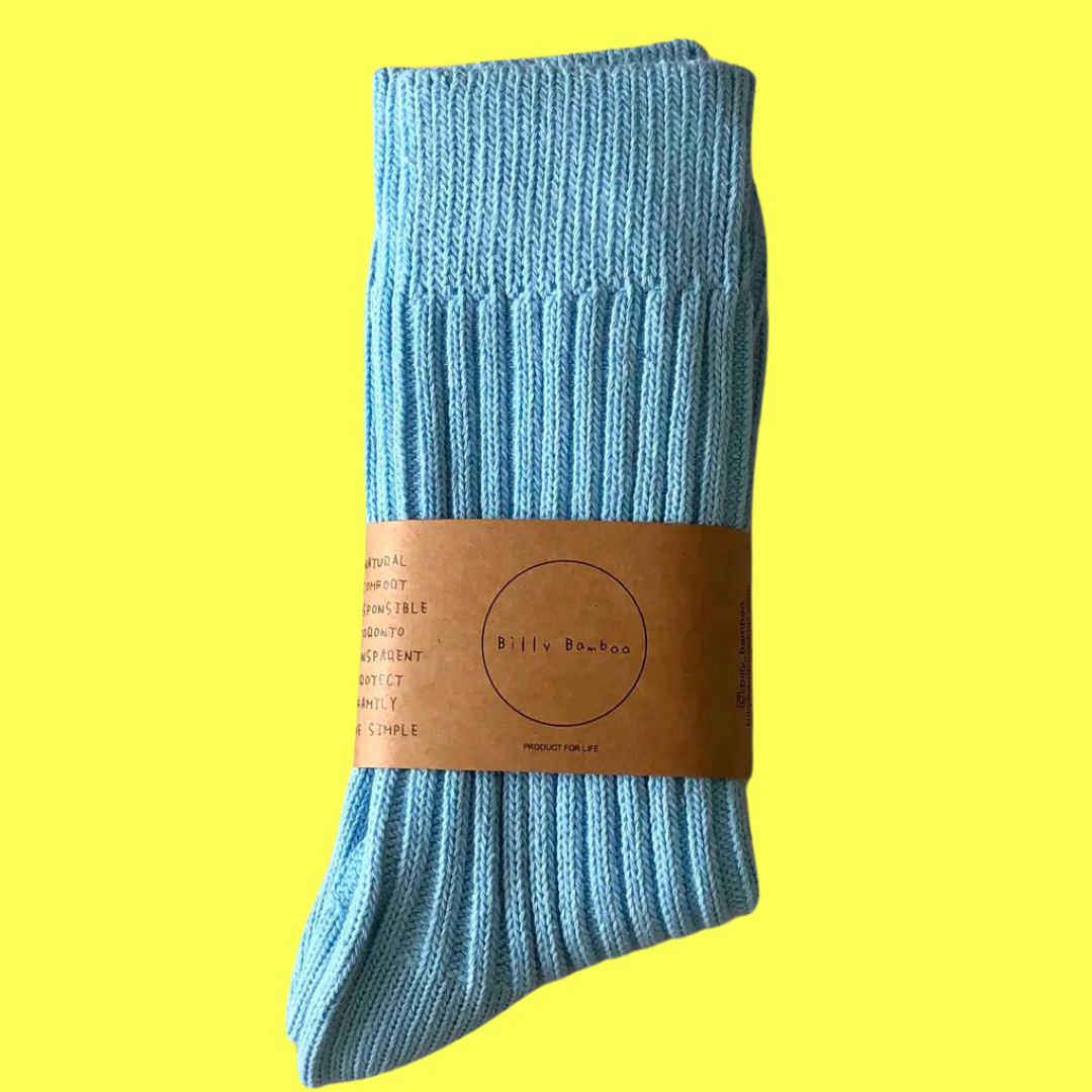 Ribbed Cotton Socks