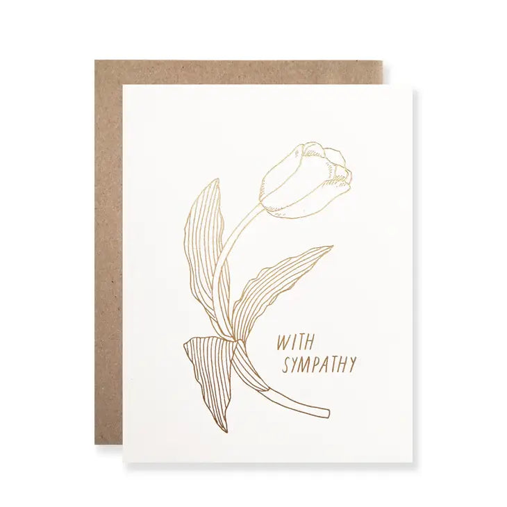 Sympathy Tulip Card