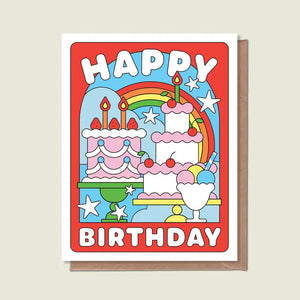 
            
                Load image into Gallery viewer, Happy Birthday Desserts Card
            
        