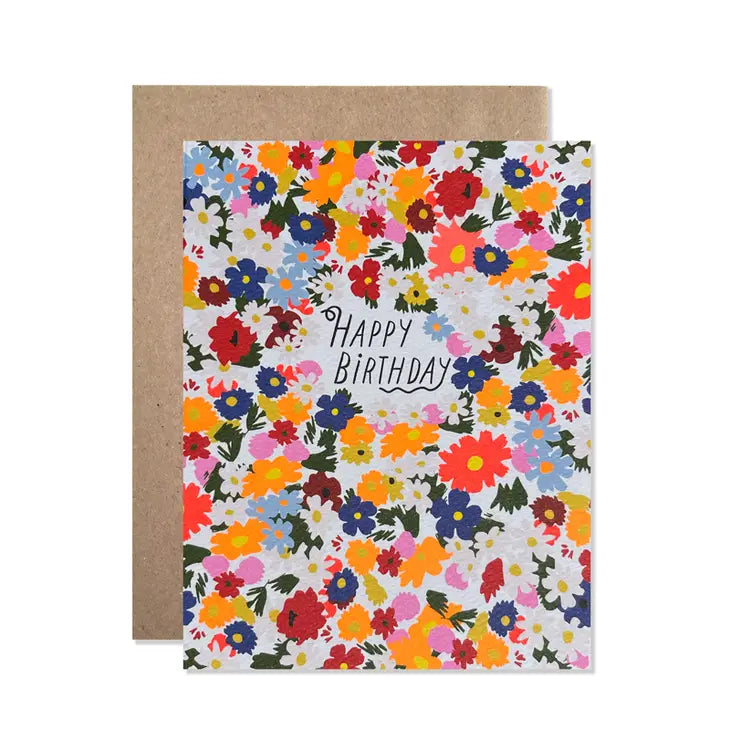 Martha's Garden Birthday Card