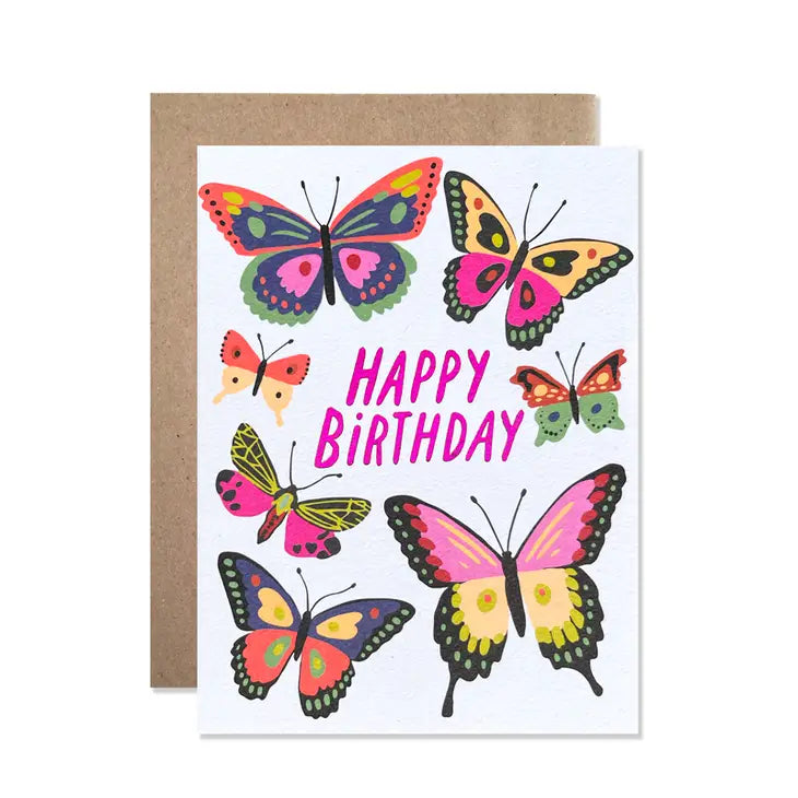 Birthday Butterflies Card