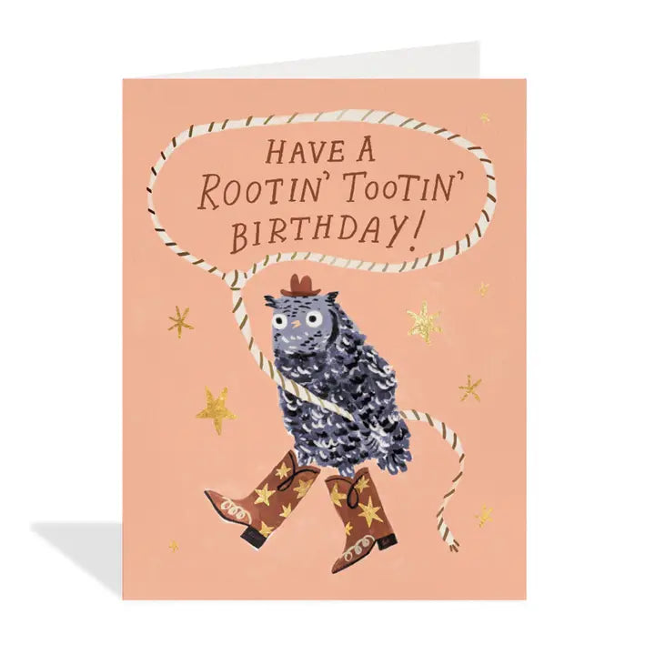 Rootin' Tootin' Birthday Card