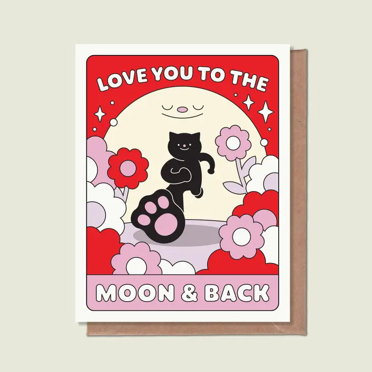 
            
                Load image into Gallery viewer, Love You to The Moon &amp;amp; Back Card
            
        