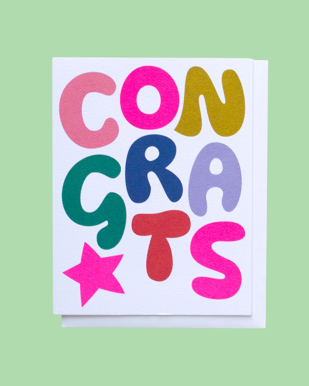 Bubble Congrats Card