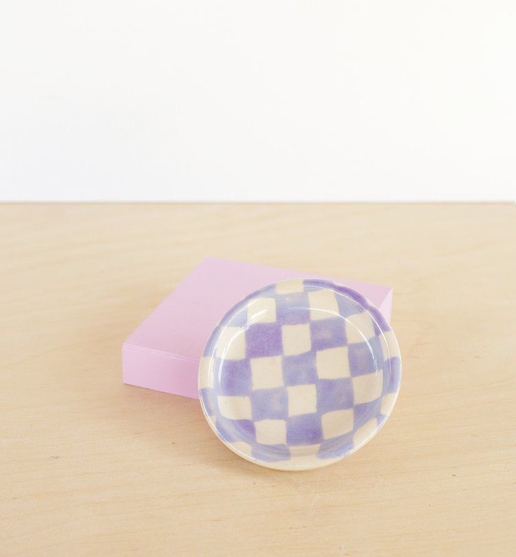 Checkerboard Jewelry Dish