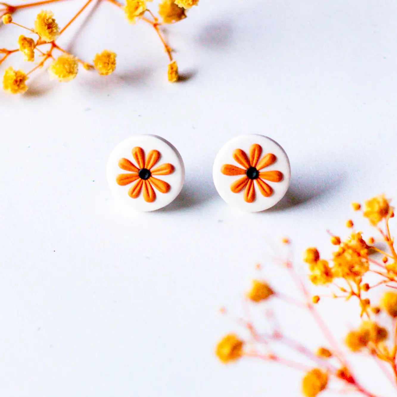 Black Eyed Susan Stud Earrings