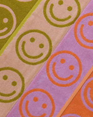 Smiley Face Hand Towel Set
