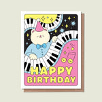 Happy Birthday Piano Card