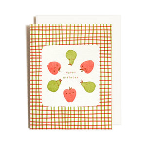 Birthday Picnic Fruits Card