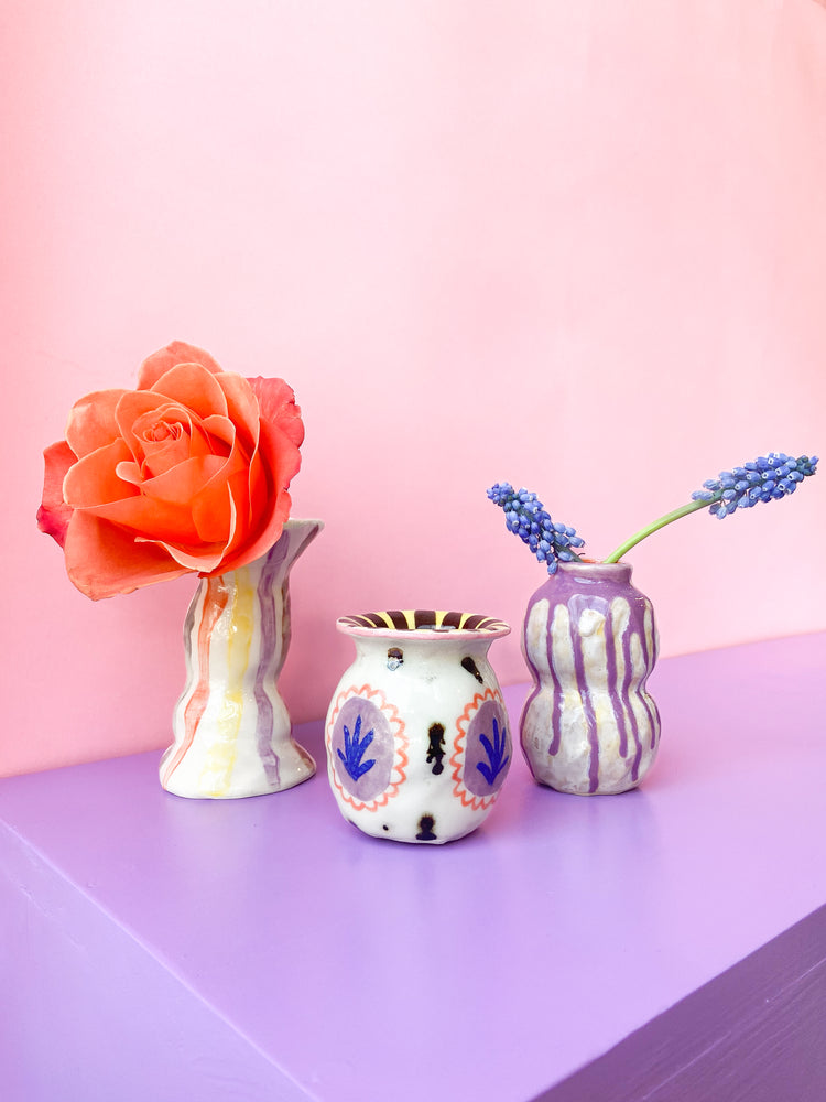 Mini Hand-painted Vases