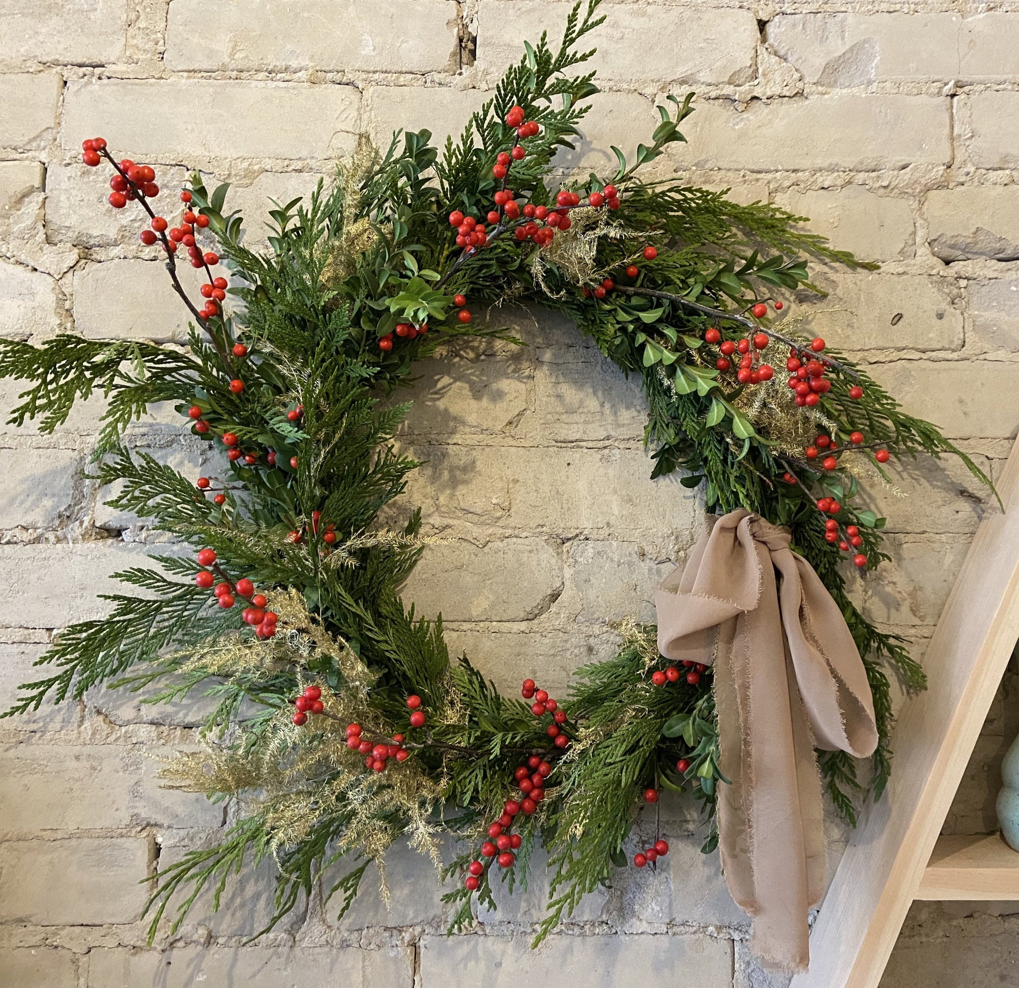 Fresh Holiday Wreath Workshop
