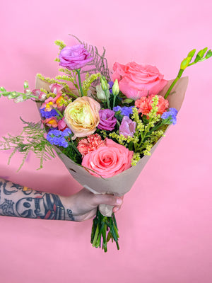 Small Wrapped Flowers- Valentine's Day Collection