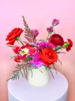 Small Vase Arrangement- Valentine's Day Collection