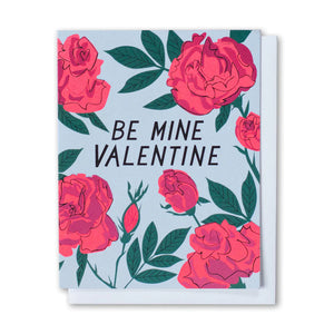 Be My Valentine Roses Card