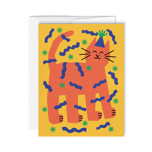Confetti Cat Card