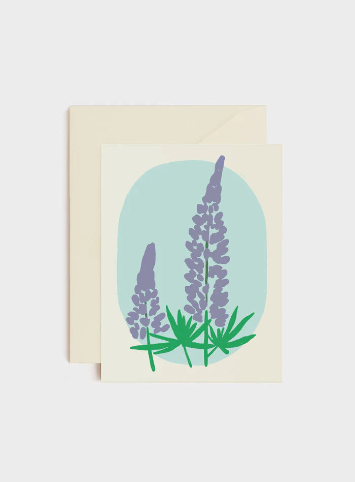 Lupine Card