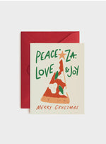 Peace'za, Love and Joy Holiday Card