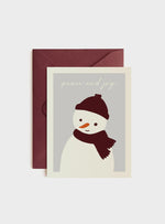Hygge Snowperson Holiday Card