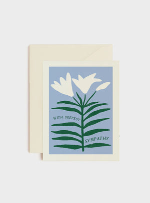 Sympathy Lillies Card
