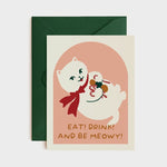 Critter Cat Holiday Card