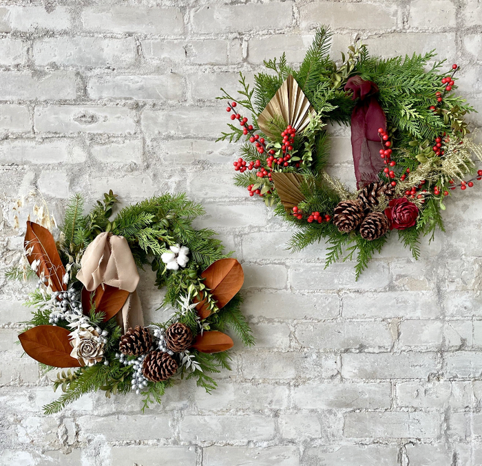 Fresh Holiday Wreath Workshop