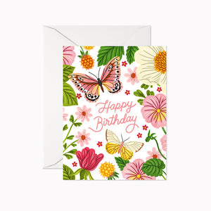 Birthday Butterflies Card