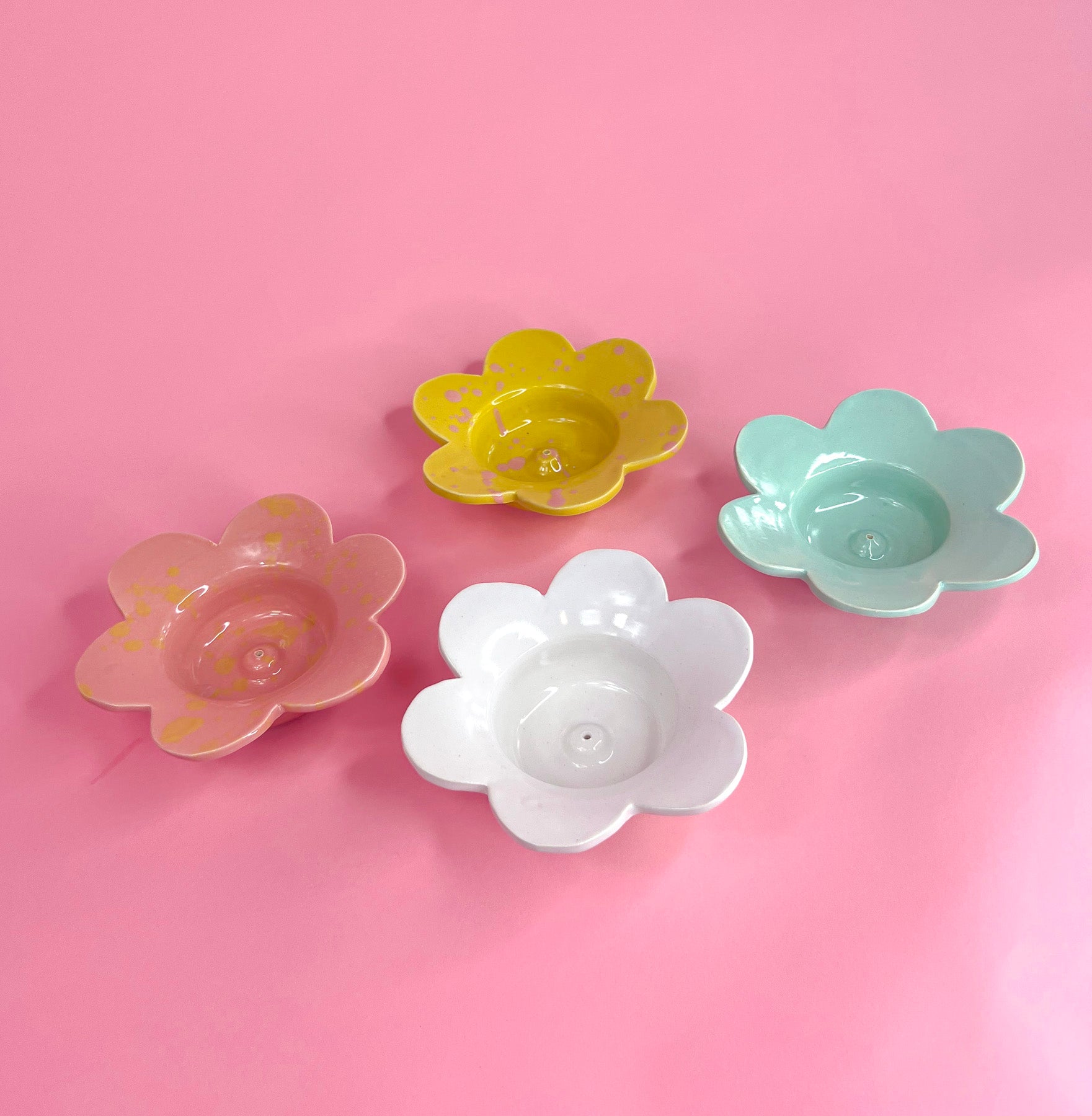 Cute Flower Incense Bowl