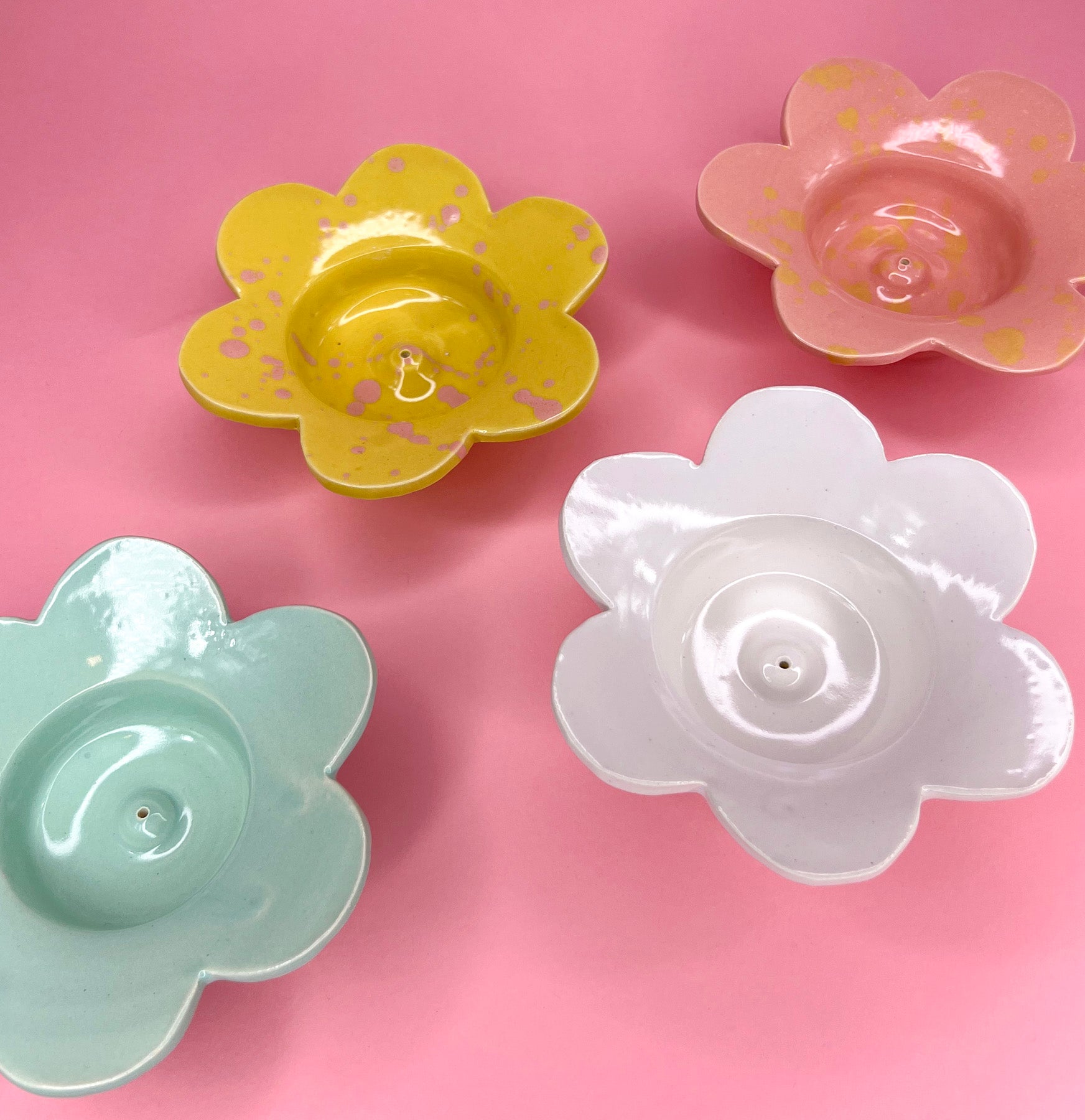 Cute Flower Incense Bowl