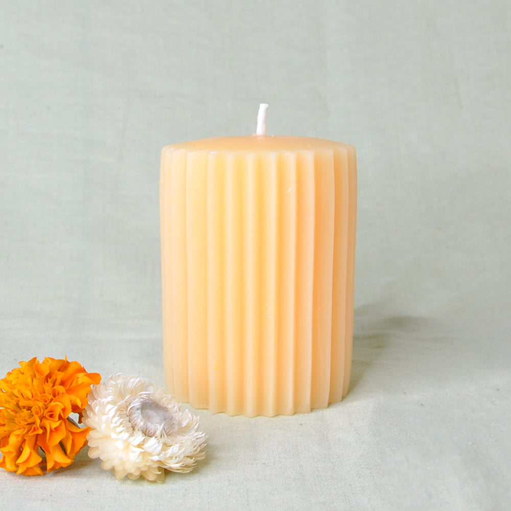 Beeswax Pillar Candle