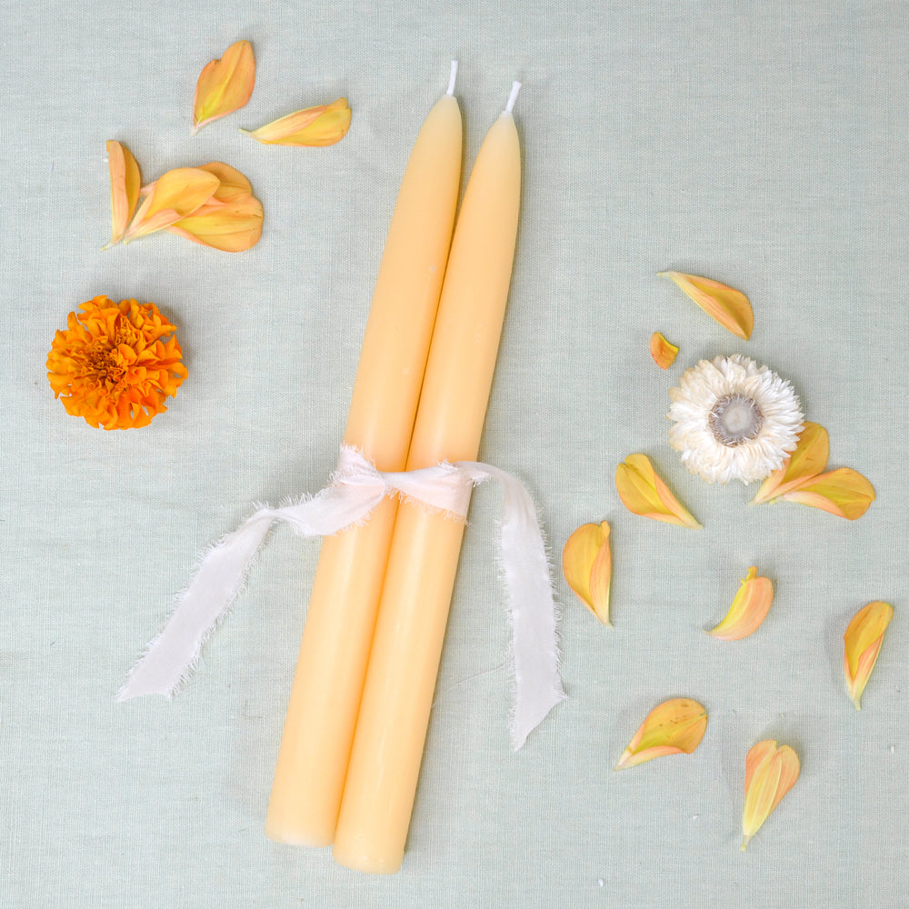 
            
                Load image into Gallery viewer, Beeswax Taper Candles
            
        