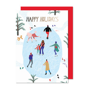 
            
                Load image into Gallery viewer, Holiday Rink Card
            
        