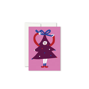 Cute Tree Mini Card